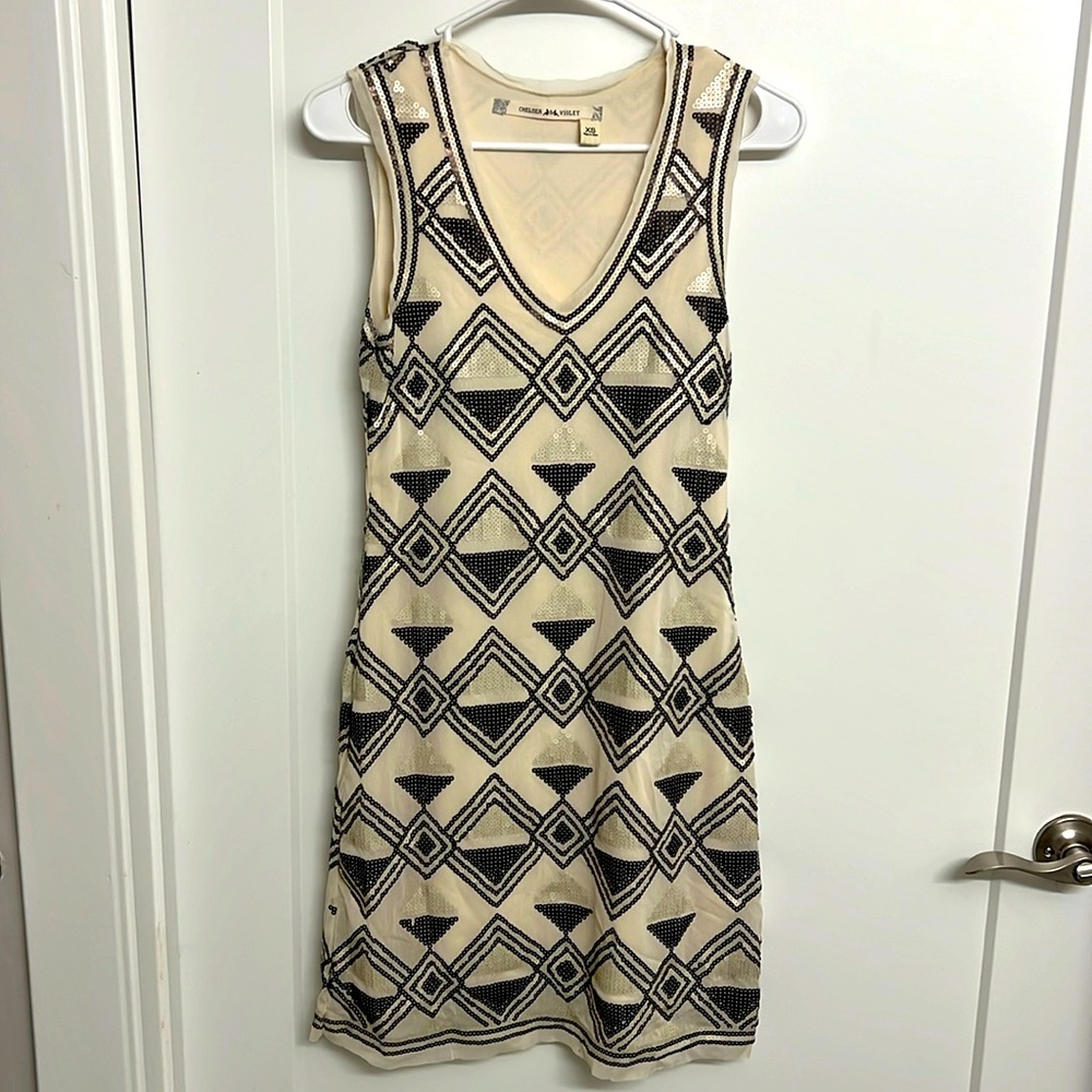 Chelsea & Violet, Cocktail Dress, Sequins, XS